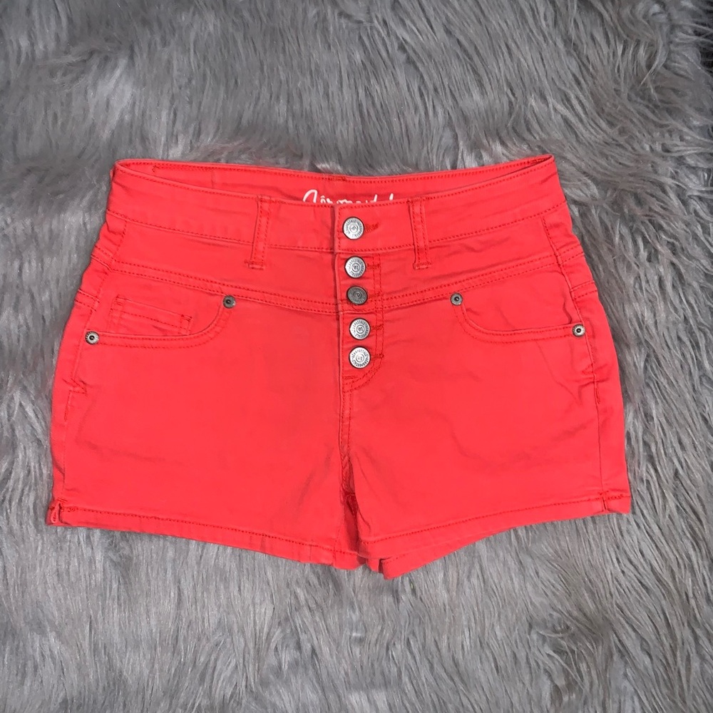 Aeropostale red jeans high raise size 0